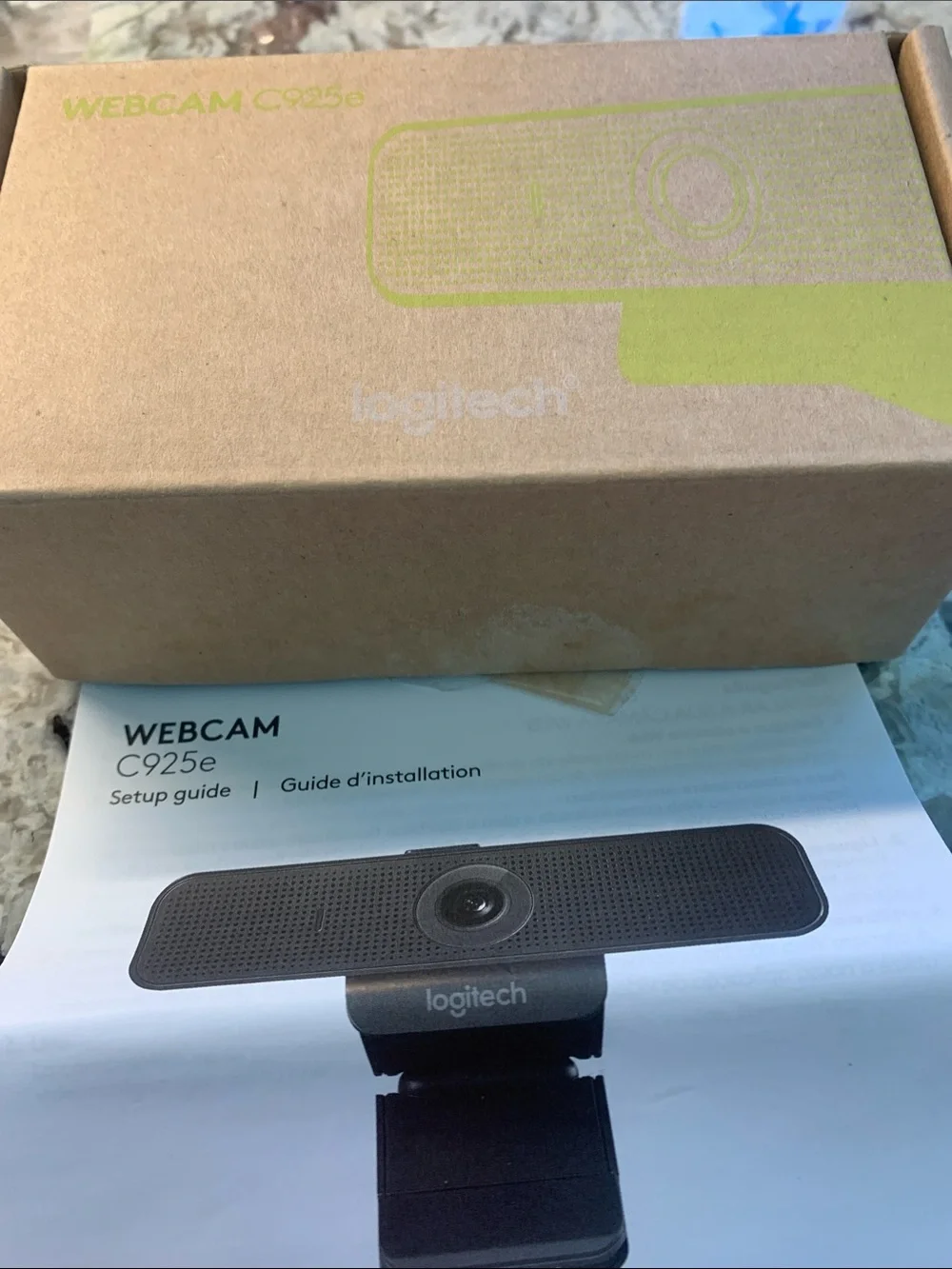 Logitech C925e Webcam - Black / Silver Accents